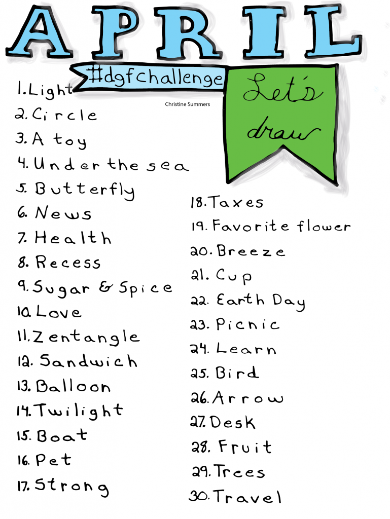 April Doodle Challenge